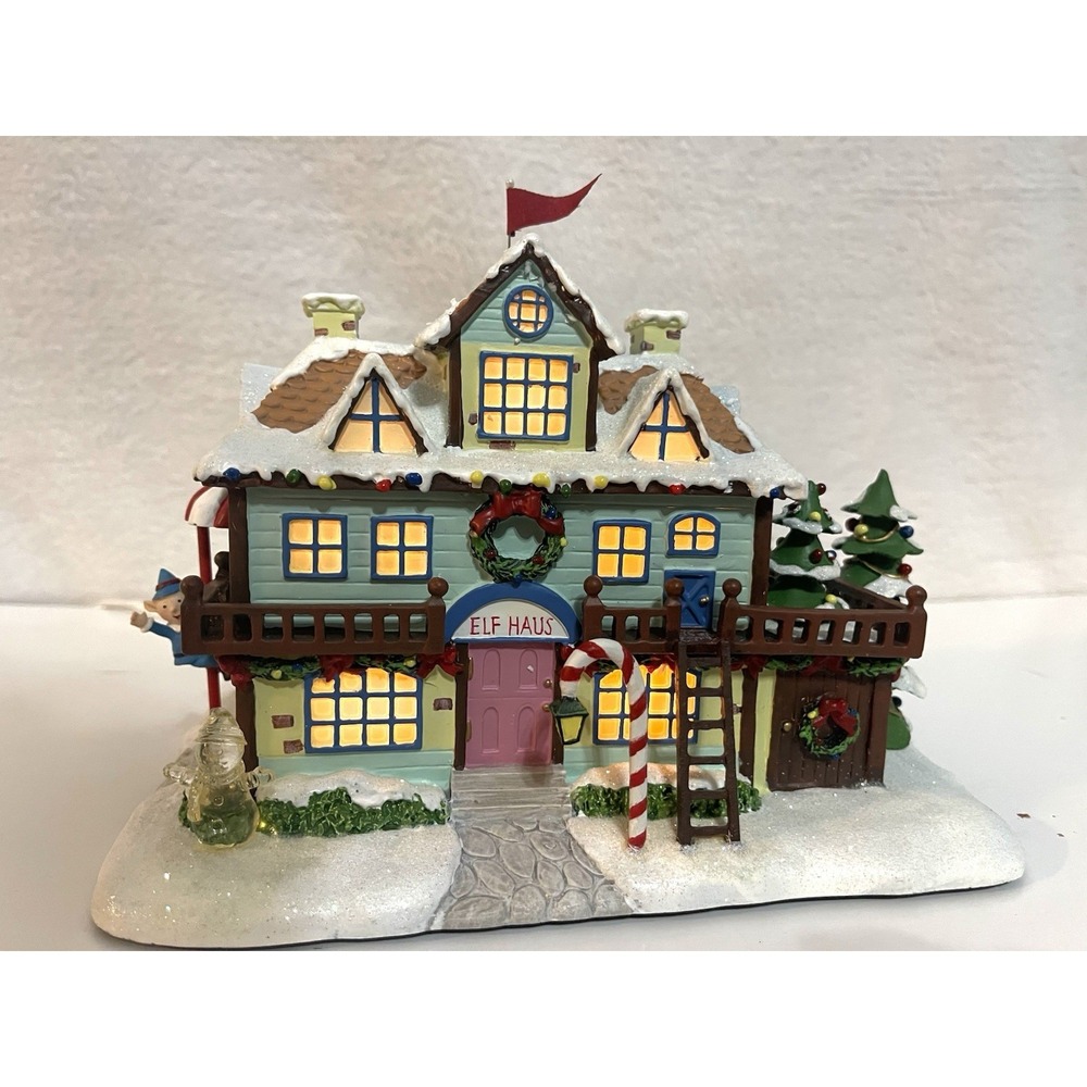 Vintage Hawthorne Village 2003 Elf Dormitory Rudolph Christmas Town No Box